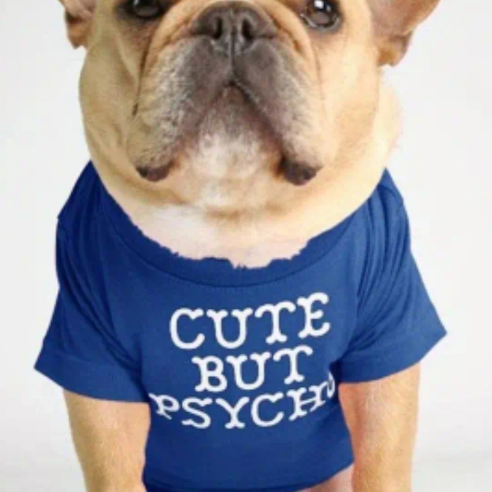 Fall 🎃Doggy lovers " Cute but Psycho shirt - Picture 3 of 3